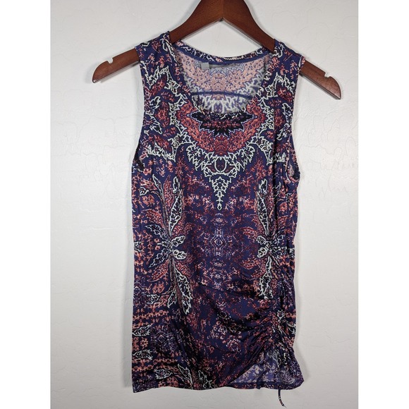 Athleta Tops - Athleta Tank Top‎ Womens Small Ruched Side Sleeveless Activewear Shirt